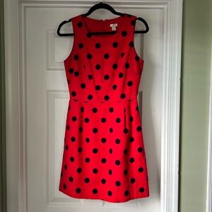 Jcrew polka dot dress, size 2
